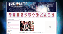 Desktop Screenshot of aphrodette.com