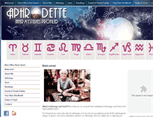 Tablet Screenshot of aphrodette.com